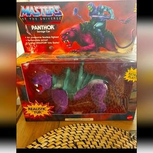 MOTU Flocked Panthor  Origins Collector’s Edition 2021 BRAND NEW AND SEALED !!
